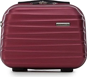 Wittchen Groove Line Beauty Case 30cm dunkelrot