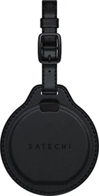 Satechi Vegan-Leather FindAll Luggage Tag schwarz