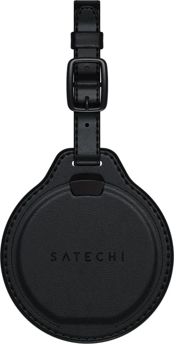 Satechi Vegan-Leather FindAll Luggage Tag schwarz