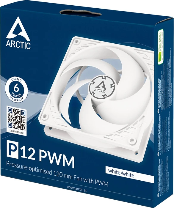 ARCTIC P12 PWM weiß, 120mm