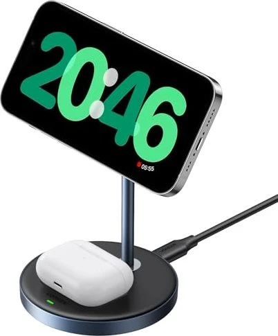 Ugreen iPhone and AirPods 2-in-1 Magnetic Wireless Charging Station schwarz