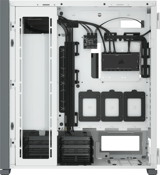 Corsair iCue 7000X RGB, weiß, Glasfenster