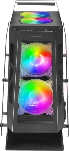 Mars Gaming MC61 Black, Glasfenster