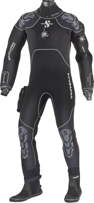 Scubapro Exodry Trockentauchanzug 4/4/4mm schwarz/grau (Herren)