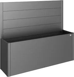 Biohort Sichtschutz 102x4x91cm für Hochbeet dunkelgrau-metallic