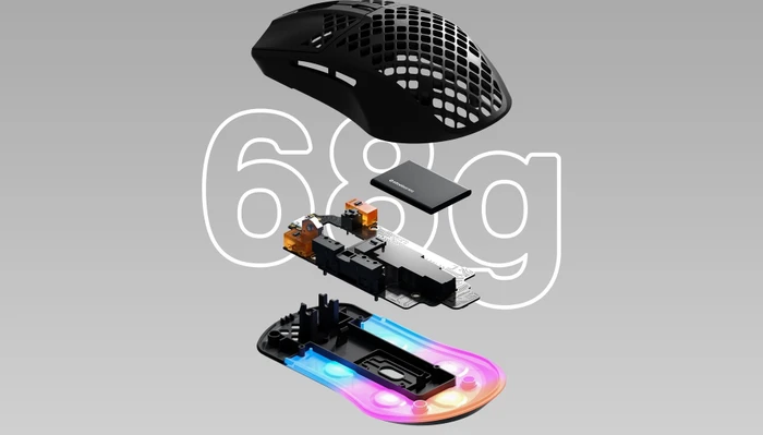 SteelSeries Aerox 3 Wireless Onyx 2022 Edition, schwarz, USB/Bluetooth