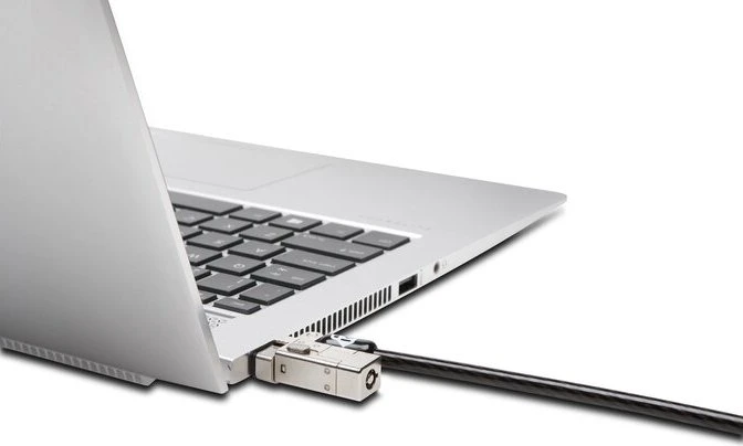 Kensington Slim NanoSaver 2.0 Laptopschloss mit zwei Schließköpfen (Master Key Option)