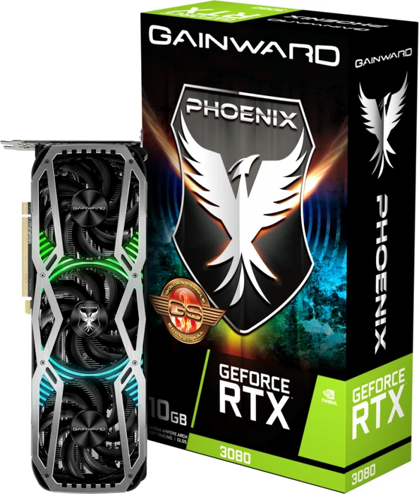 Gainward GeForce RTX 3080 Phoenix GS V1 (LHR), 10GB GDDR6X, HDMI, 3x DP