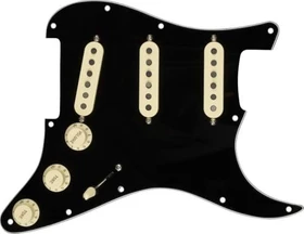 Fender Pre-Wired Strat Pickguard, Custom Shop Fat 50's SSS (verschiedene Farben)
