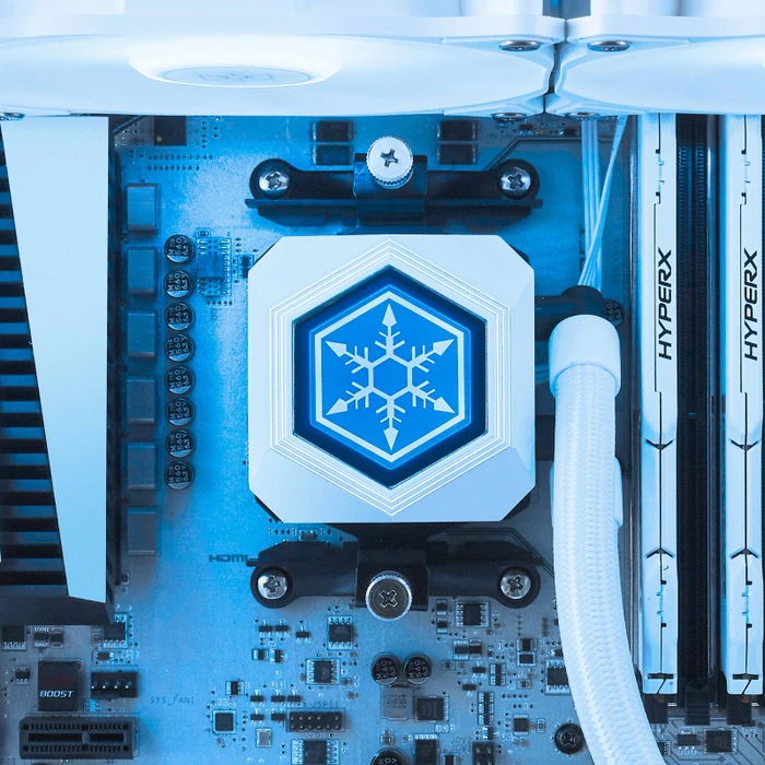 SilverStone Permafrost PF360W-ARGB, weiß, V2
