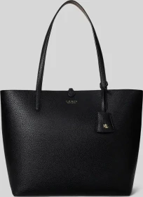Ralph Lauren Wendbarer Kunstleder Shopper schwarz