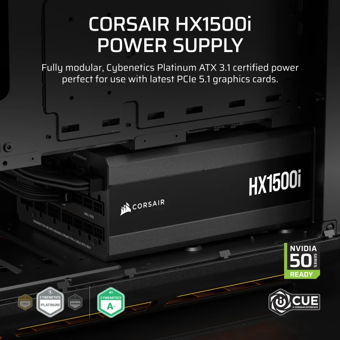 Corsair HXi Series 2025 HX1500i 1500W, ATX 3.1