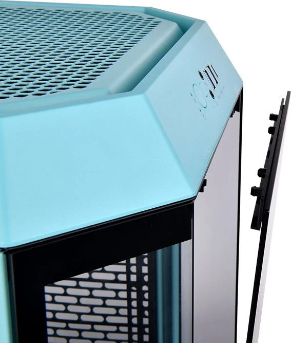 Thermaltake The Tower 300 Turquoise, türkis, Glasfenster