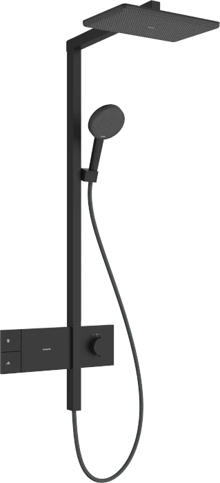 Hansgrohe Raindance Alive Q Showerpipe 210/340 1jet EcoSmart mit ShowerSelect Comfort mattschwarz