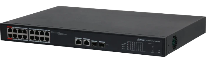 Dahua CS41 Rackmount Smart Switch, 16x RJ-45, 2x RJ-45/SFP, 240W PoE++