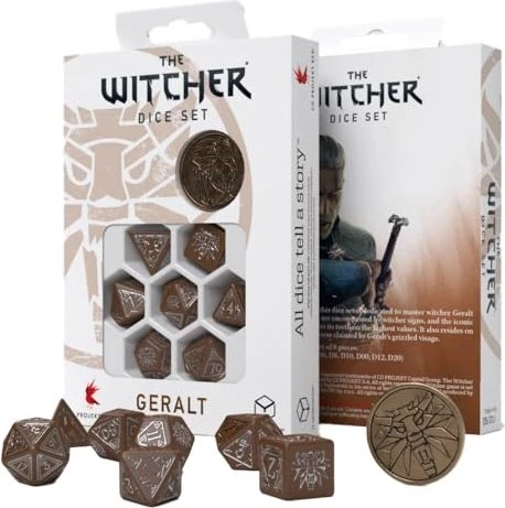 Q-Workshop Würfelset The Witcher - Geralt - Roach's Companion