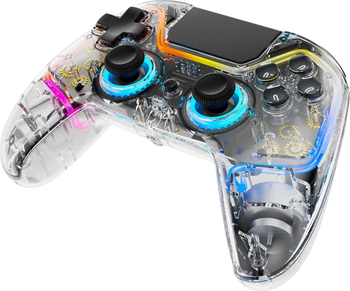 Deltaco Gaming PS4 Wireless Controller transparent (PS4/PC)