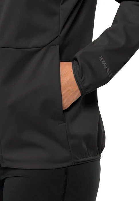 Jack Wolfskin Feldberg Hoody Funktionsjacke schwarz (Damen)