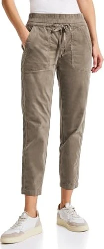 Street One Loose Fit Cord Hose bark brown (Damen)