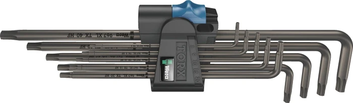 Wera 967/9 TX XL HF 1 Torx Winkelschlüsselsatz, 9-tlg.