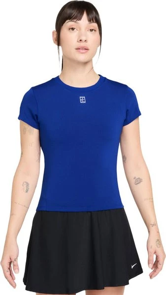 Nike Court Advantage Dri-FIT Funktionsshirt kurzarm old royal/white (Damen)