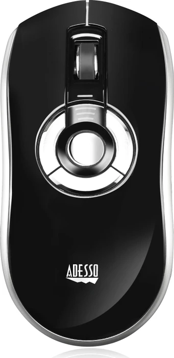 Adesso iMouse P20 Air Mouse Elite schwarz/silber, USB-A