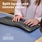 Trust Keyra Ergonomic Multi-Device Wireless Keyboard, schwarz, USB/Bluetooth, DE Vorschaubild