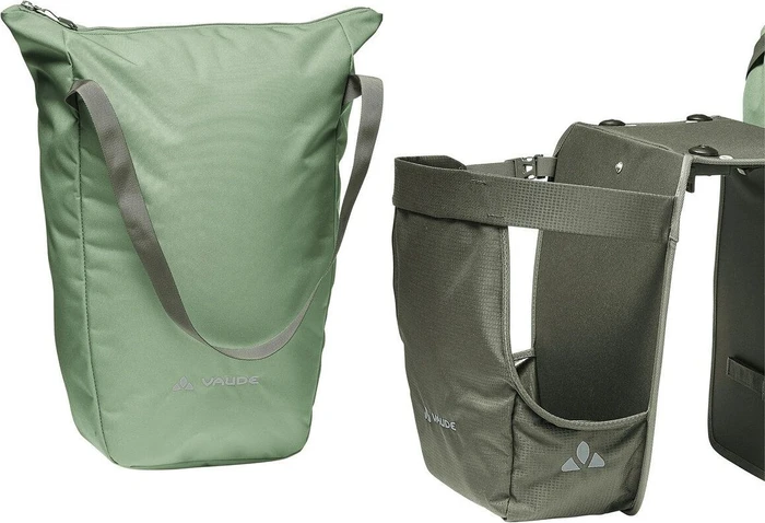 Vaude TwinShopper UniKlip 2 Gepäcktasche willow green