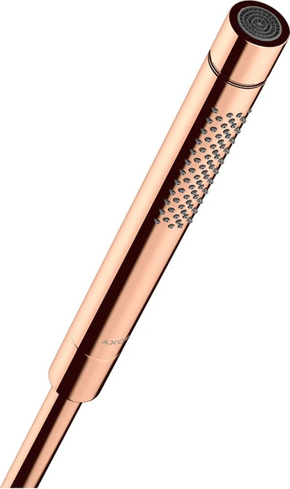 Hansgrohe Axor Starck 2jet Stabhandbrause polished red gold