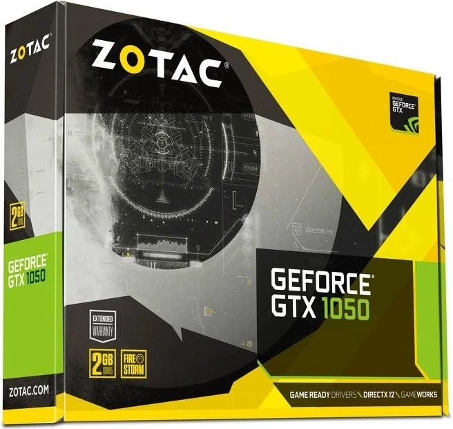 Zotac GeForce GTX 1050 Mini, 2GB GDDR5, DVI, HDMI, DP