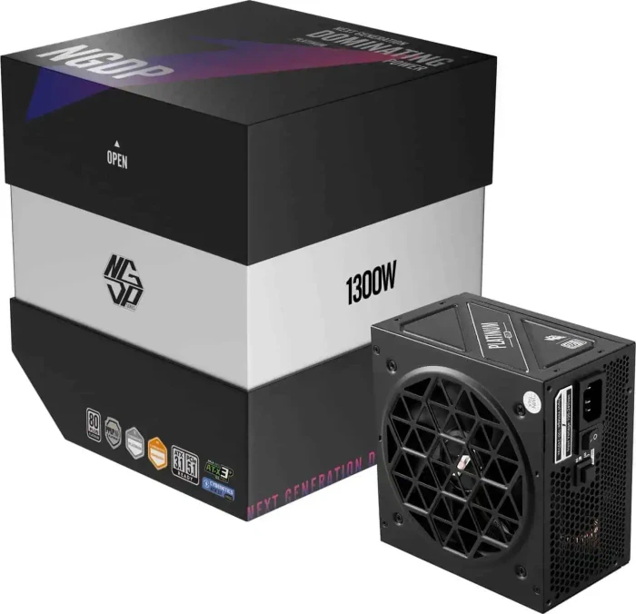 1st Player NGDP Platinum schwarz 1300W, ATX 3.1
