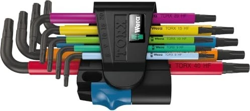 Wera 967 SL/9 HF Multicolour Torx Winkelschlüsselsatz, 9-tlg.