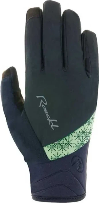 Roeckl Waldau Fahrradhandschuhe black/granite green (Damen)