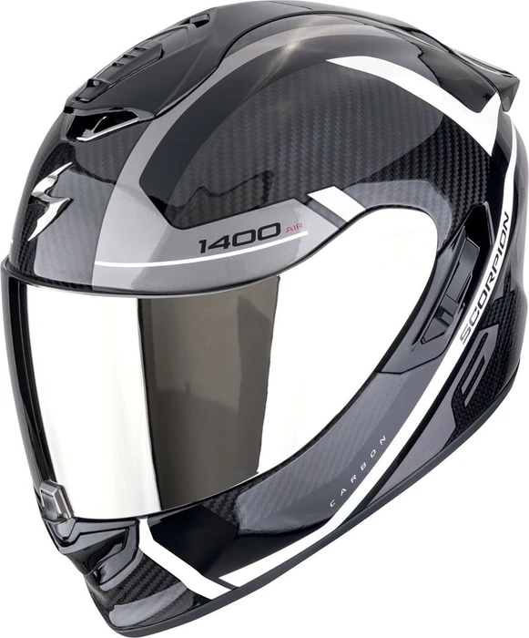 Scorpion EXO-1400 Evo II Air Carbon Enko schwarz/silber/weiß