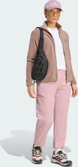 adidas Terrex Multi Essentials Fleece Jacke trace brown (Damen)