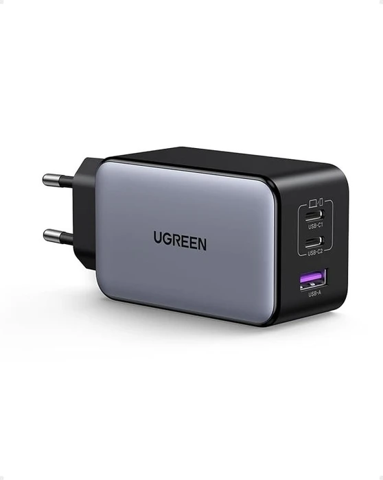 Ugreen Nexode X 100W USB-C 3-Port GaN Ladegerät schwarz/grau
