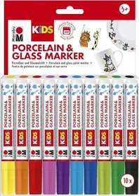 Marabu Kids Porzellan & Glas Farben Set 10 Stück