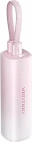 Vention Power Bank 5000mAh pink