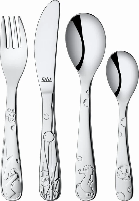 WMF Silit Aquarama Kinderbesteck-Set, 4-tlg.