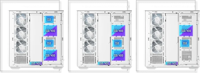 Antec C7 White ARGB, Glasfenster