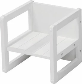roba Kinder Wendehocker & Stuhl mit 3 Sitzhöhen weiß