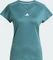 adidas Aeroready Train Essentials Minimal Branding V-Neck Funktionsshirt kurzarm preloved teal/white (Damen) Vorschaubild