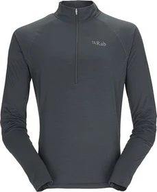 Rab Sonic LS Zip Funktionsshirt langarm beluga (Herren)