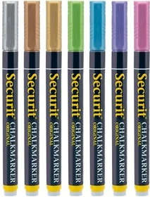 Securit Kreidemarke sortiert, 7er-Set