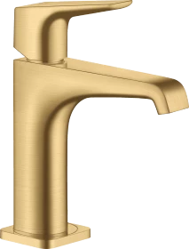 Hansgrohe Axor Citterio 130 mit Hebelgriff und Ablaufgarnitur brushed gold optic