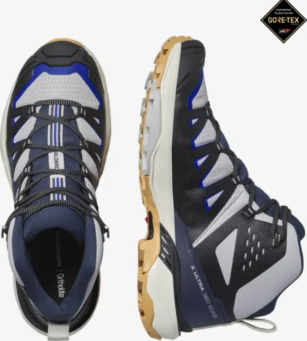 Salomon X Ultra 360 Edge Mid GTX gray violet/black/surf the web (Herren)