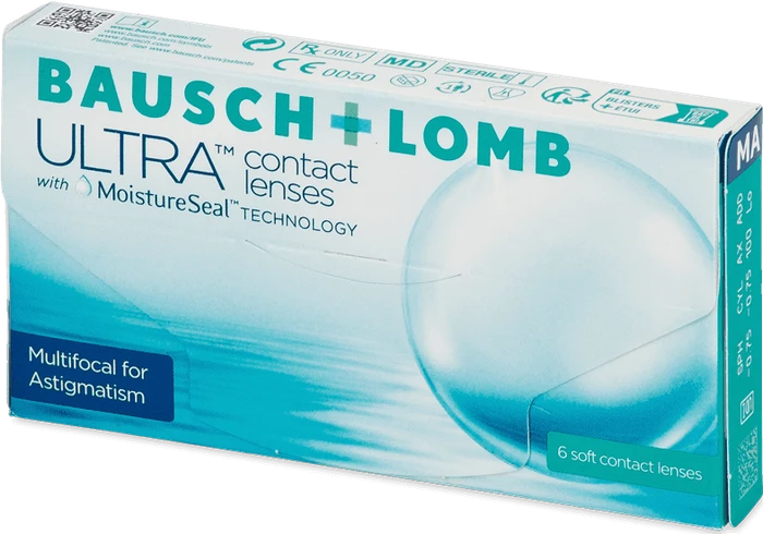 Bausch&Lomb ULTRA Multifocal for Astigmatism, -4.50 Dioptrien, 6 Stück