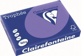 Clairefontaine Trophée Universalpapier matt violett, A3, 160g/m², 250 Blatt