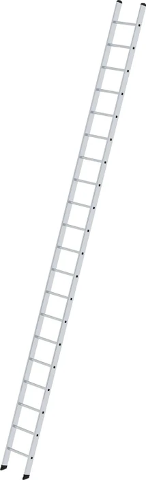 Günzburger Steigtechnik Alu Anlegeleiter ohne Traverse, 20 Stufen