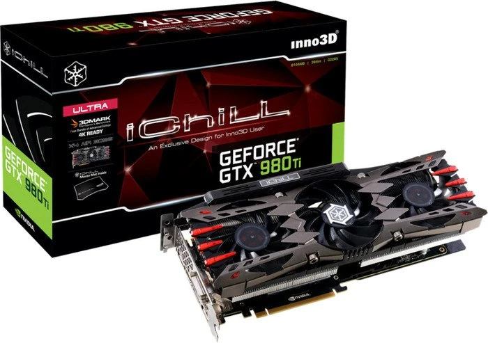 INNO3D GeForce GTX 980 Ti iCHILL HerculeZ X4 Air Boss Ultra, 6GB GDDR5, DVI, HDMI, 3x DP
